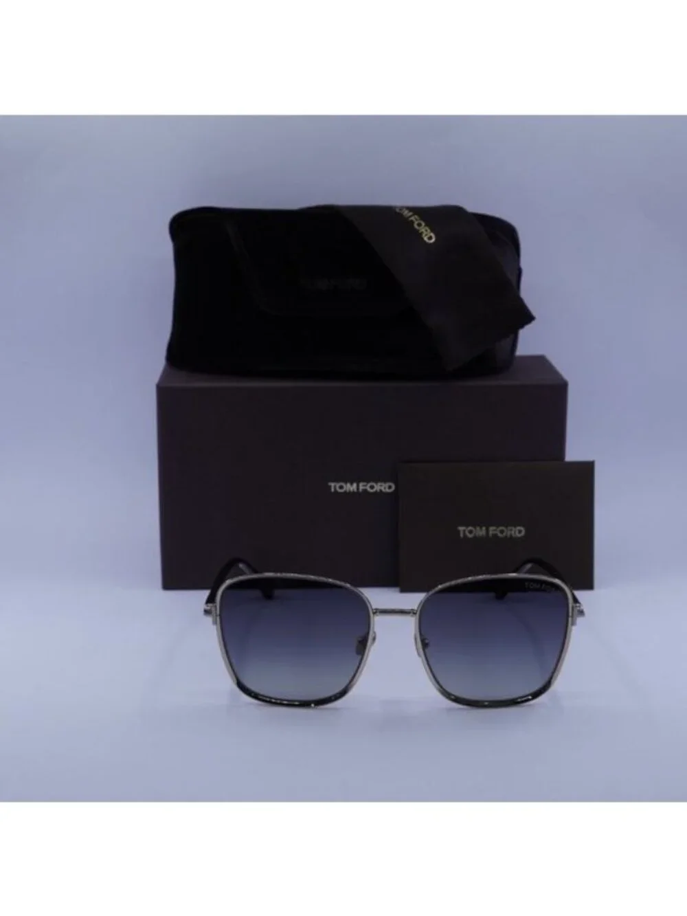 Tom Ford Fern FT1029 28D Square Sunglasses – Rose Gold/Smoke Polarized